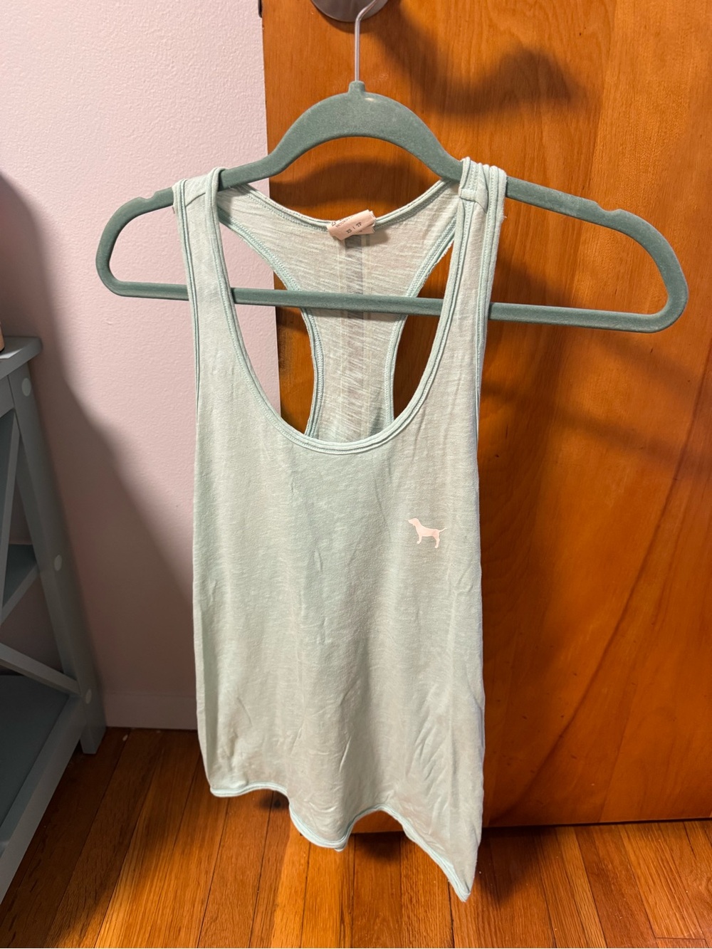 PINK Victoria’s Secret, Extra Small, Light Mint Racerback Tank Top